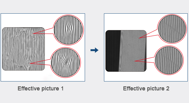 Grating coaxial line scan light Application case